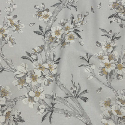 Cotton Canvas Print - Dove Blossoming Trees and Bees - British Imported