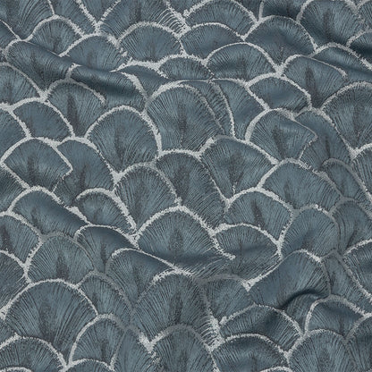 Drapery Jacquard - Danube Fan Scales - British Imported