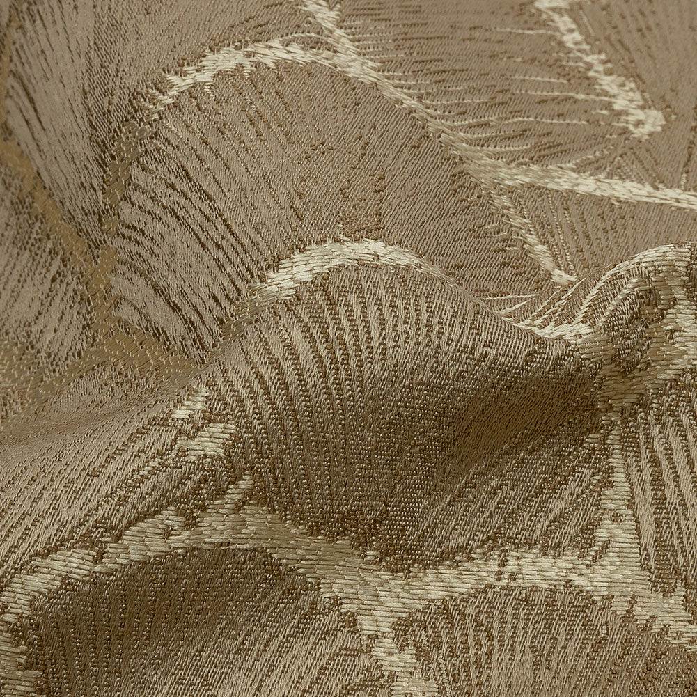 Drapery Jacquard - Fawn Fan Scales - British Imported Detail