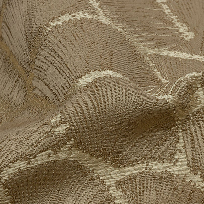 Drapery Jacquard - Fawn Fan Scales - British Imported Detail