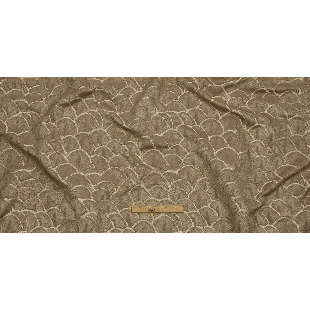 Drapery Jacquard - Fawn Fan Scales - British Imported Full
