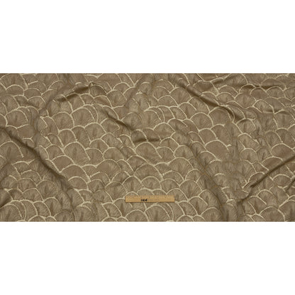 Drapery Jacquard - Fawn Fan Scales - British Imported Full