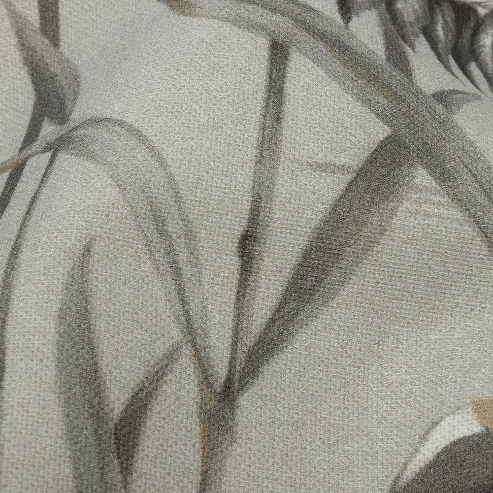 Cotton Canvas Print - Dove Cranes in the Reeds - British Imported Detail
