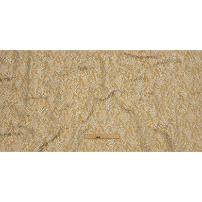 Drapery Jacquard - Gold Little Leaves - British Imported Full