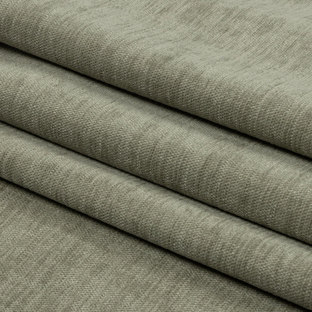 Polyester Upholstery Chenille - Aloe - British Imported Folded