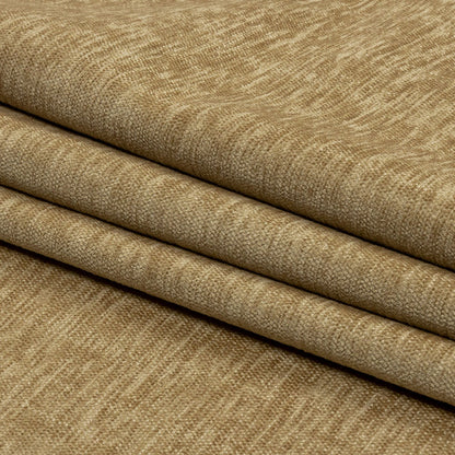 Polyester Upholstery Chenille - Caramel - British Imported Folded