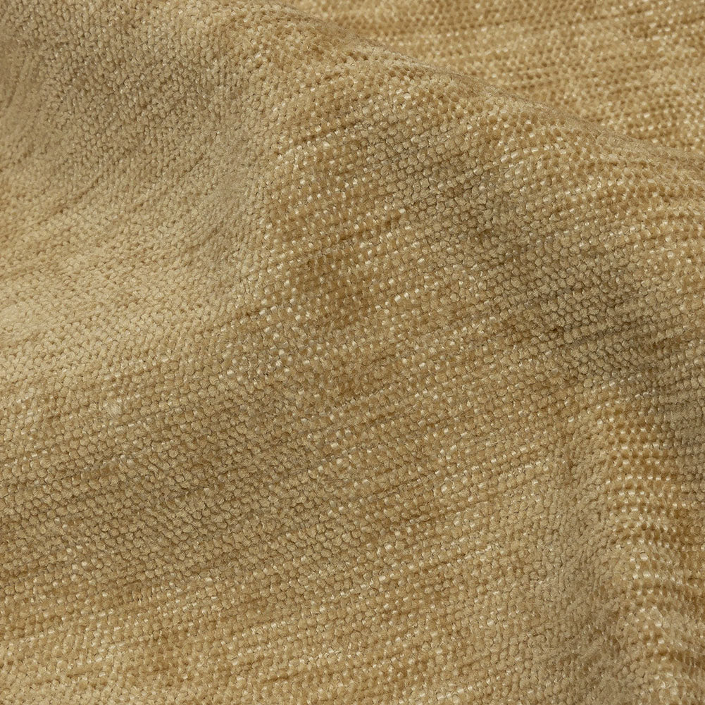 Polyester Upholstery Chenille - Caramel - British Imported Detail