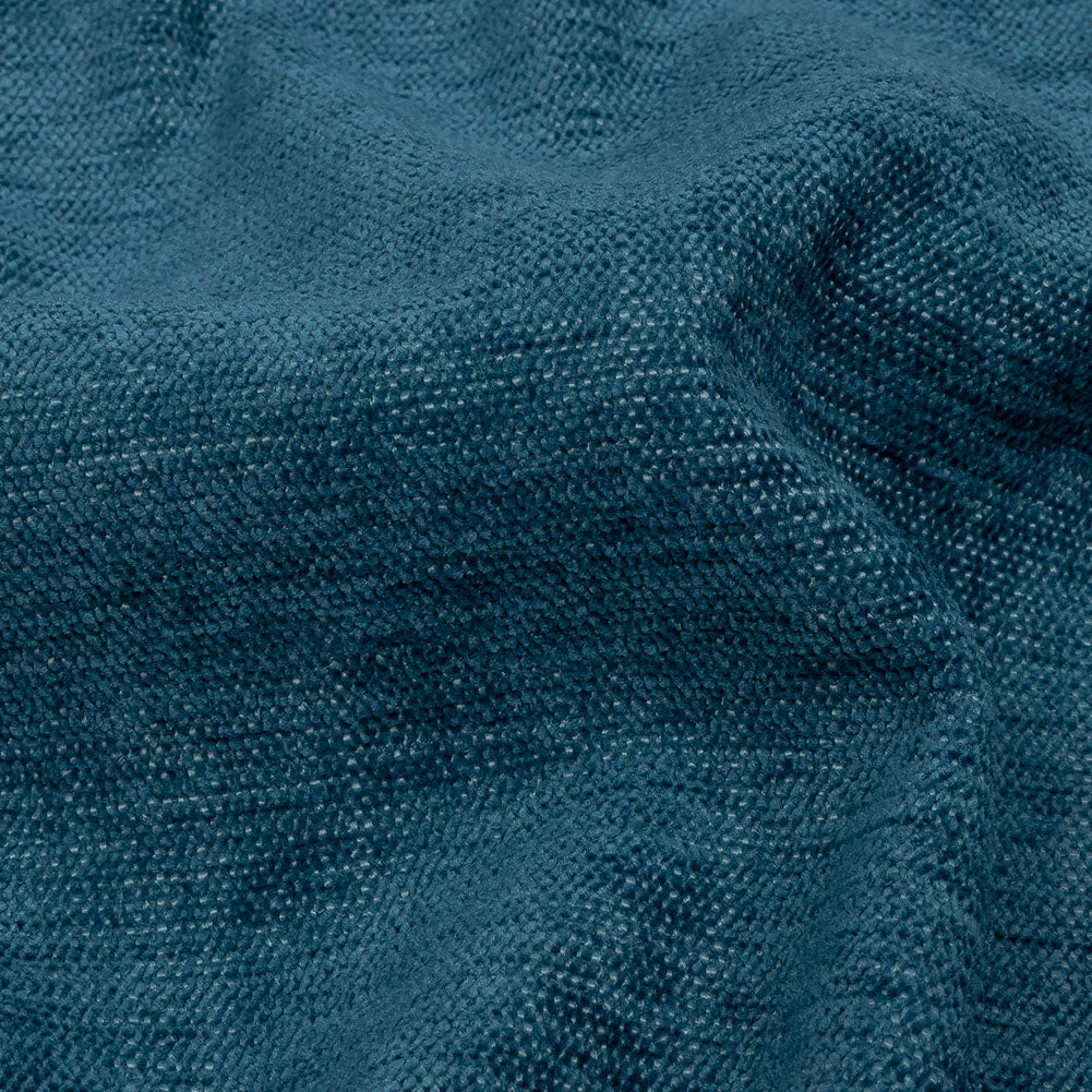 Polyester Upholstery Chenille - Denim - British Imported Detail