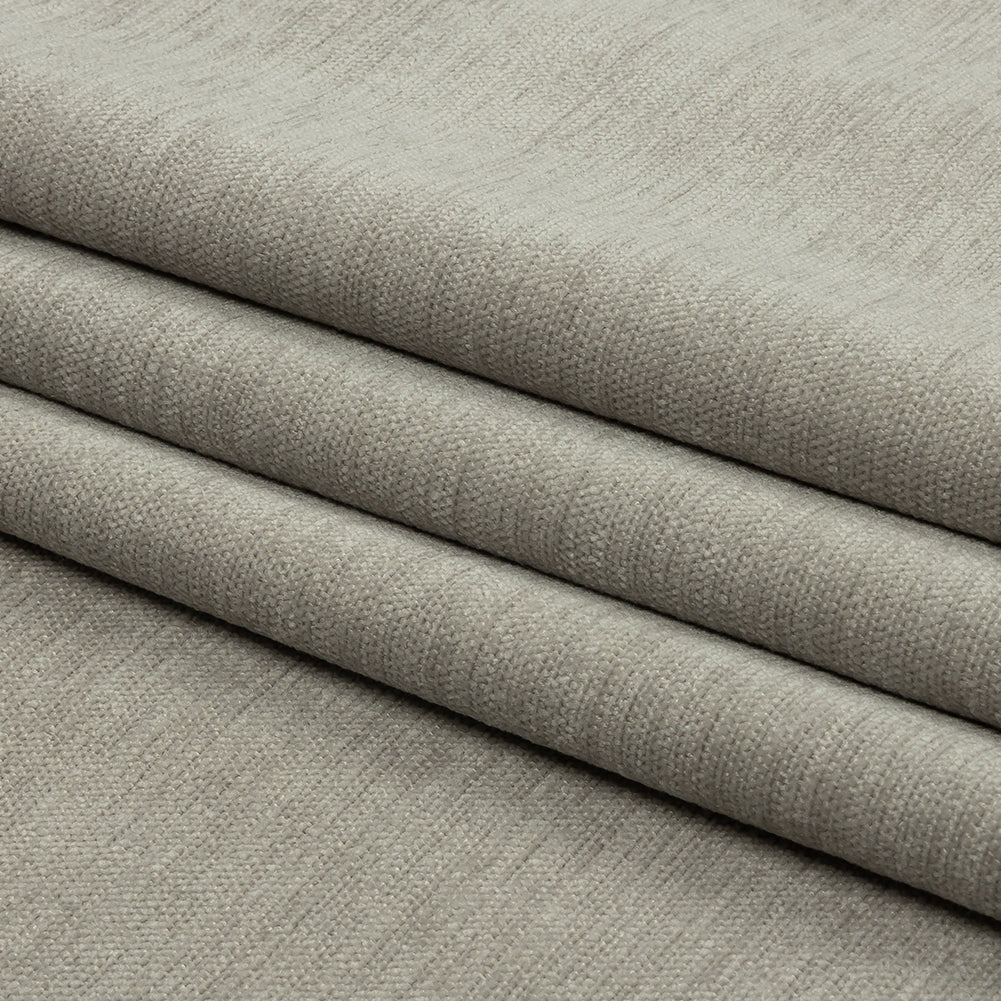 Polyester Upholstery Chenille - Dove - British Imported Folded