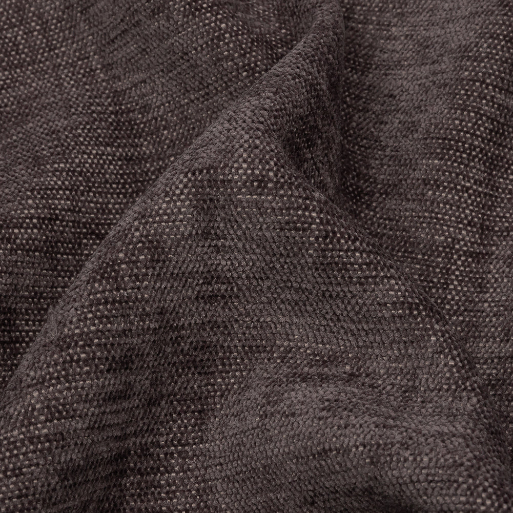 Polyester Upholstery Chenille - Flint - British Imported Detail