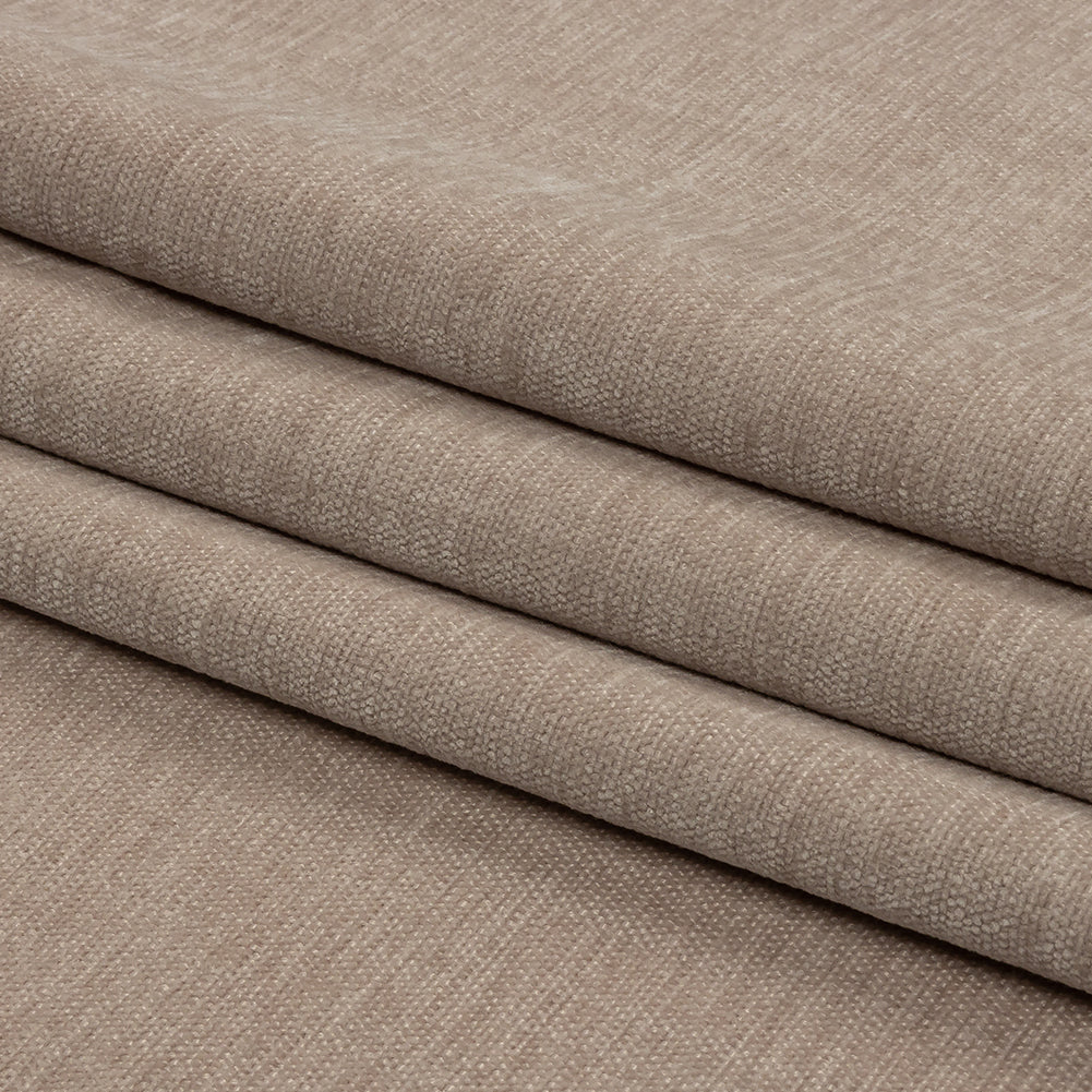 Polyester Upholstery Chenille - Mauve - British Imported Folded