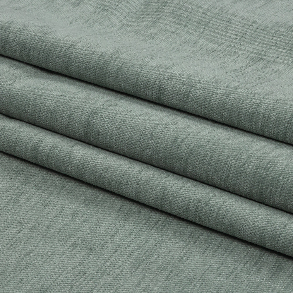 Polyester Upholstery Chenille - Mineral - British Imported Folded