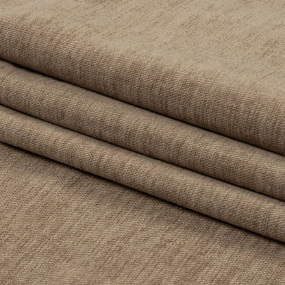 Polyester Upholstery Chenille - Oatmeal - British Imported Folded