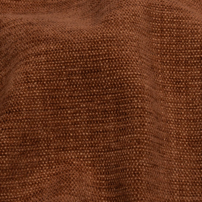 Polyester Upholstery Chenille - Rust - British Imported Detail