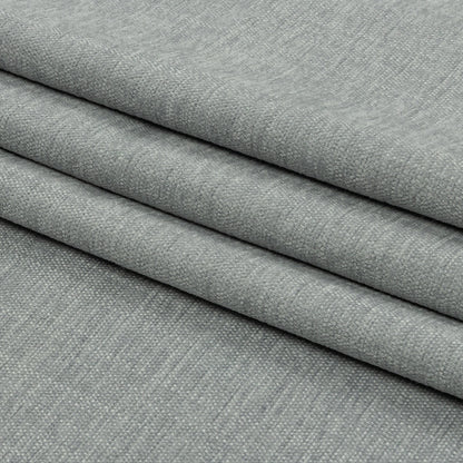 Polyester Upholstery Chenille - Silver - British Imported Folded