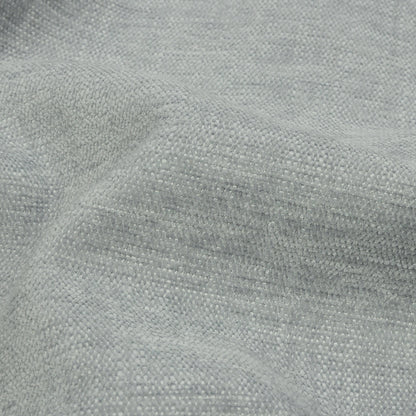 Polyester Upholstery Chenille - Silver - British Imported Detail