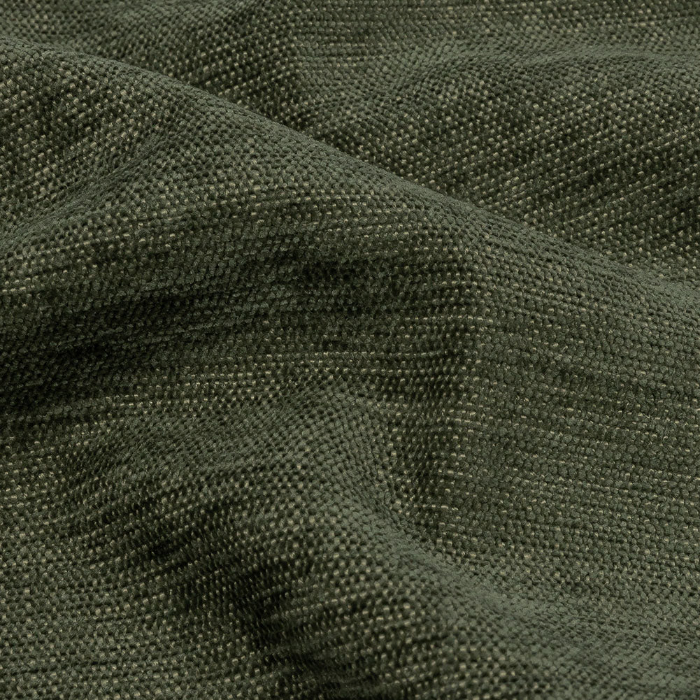 Polyester Upholstery Chenille - Thyme - British Imported Detail
