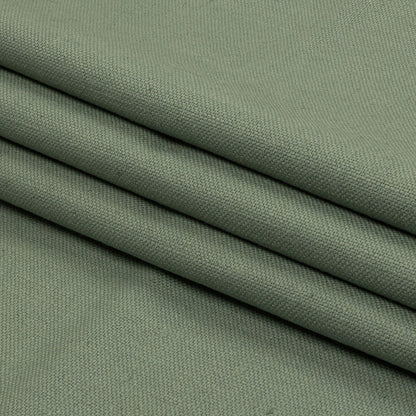 Heavyweight Linen Woven - Aqua - British Imported Folded