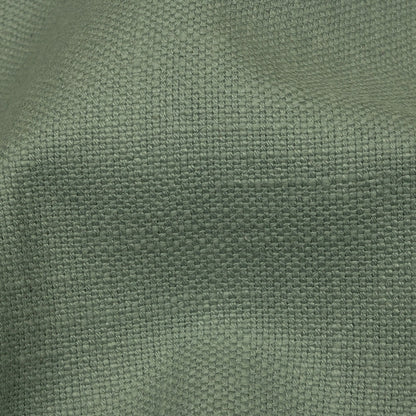 Heavyweight Linen Woven - Aqua - British Imported Detail