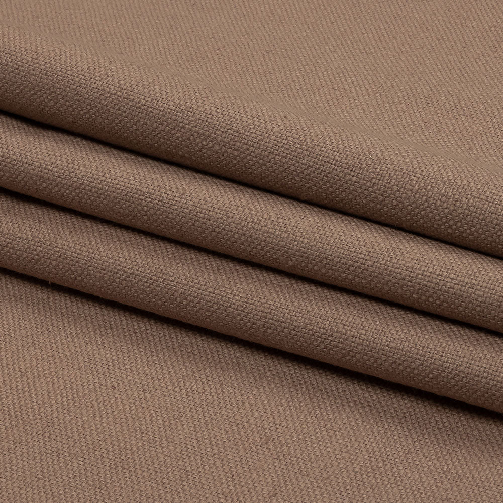 Heavyweight Linen Woven - Blush - British Imported Folded