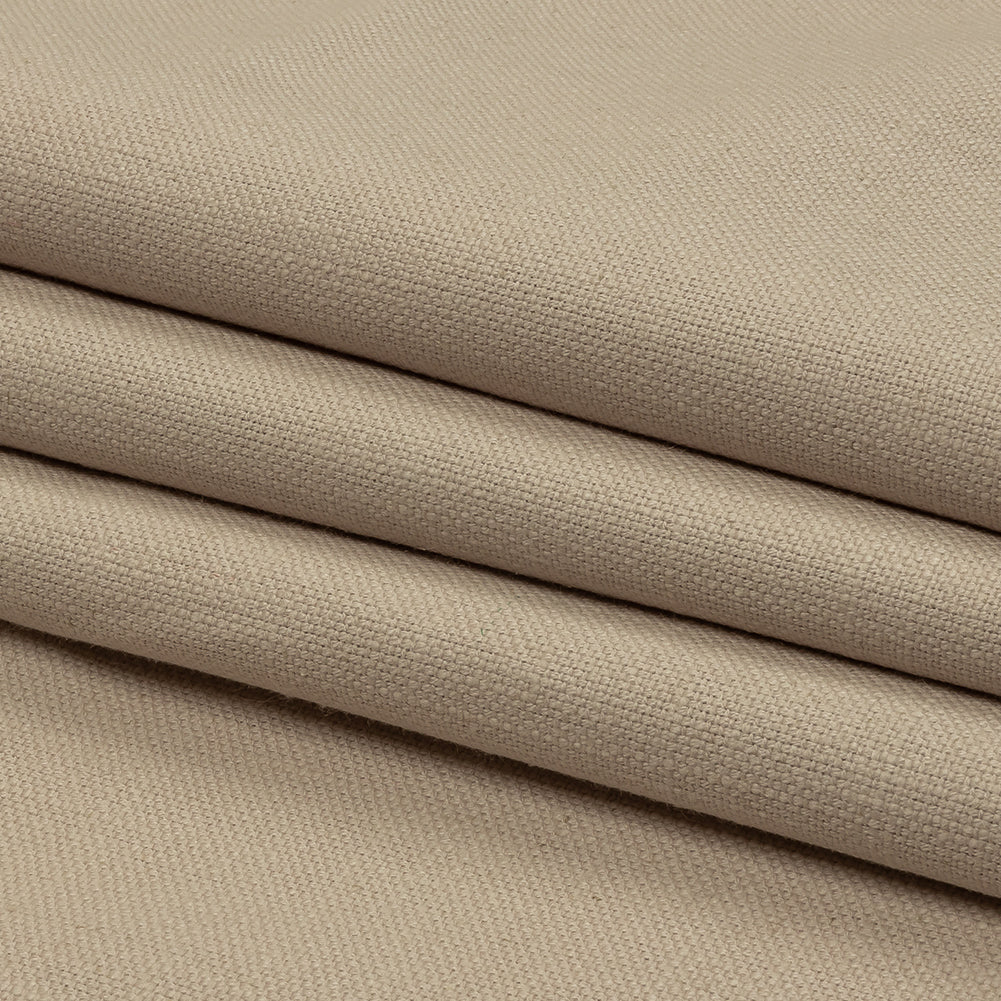 Heavyweight Linen Woven - Calamine - British Imported Folded