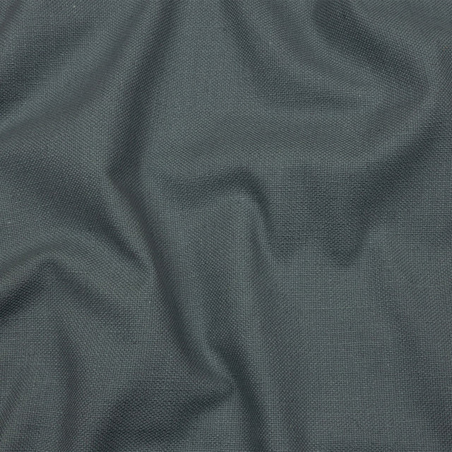 Heavyweight Linen Woven - Denim - British Imported