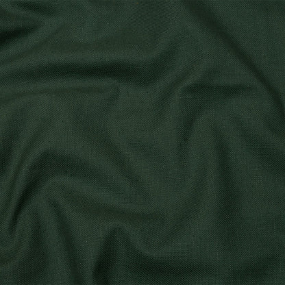 Heavyweight Linen Woven - Emerald - British Imported