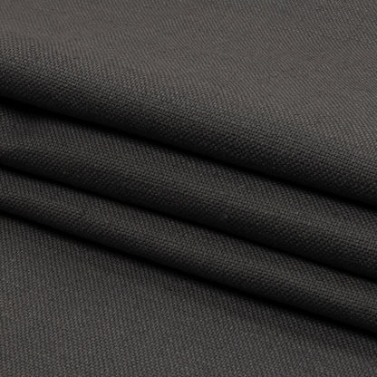 Heavyweight Linen Woven - Flint - British Imported Folded