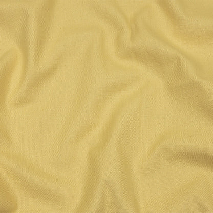 Heavyweight Linen Woven - Lemon - British Imported