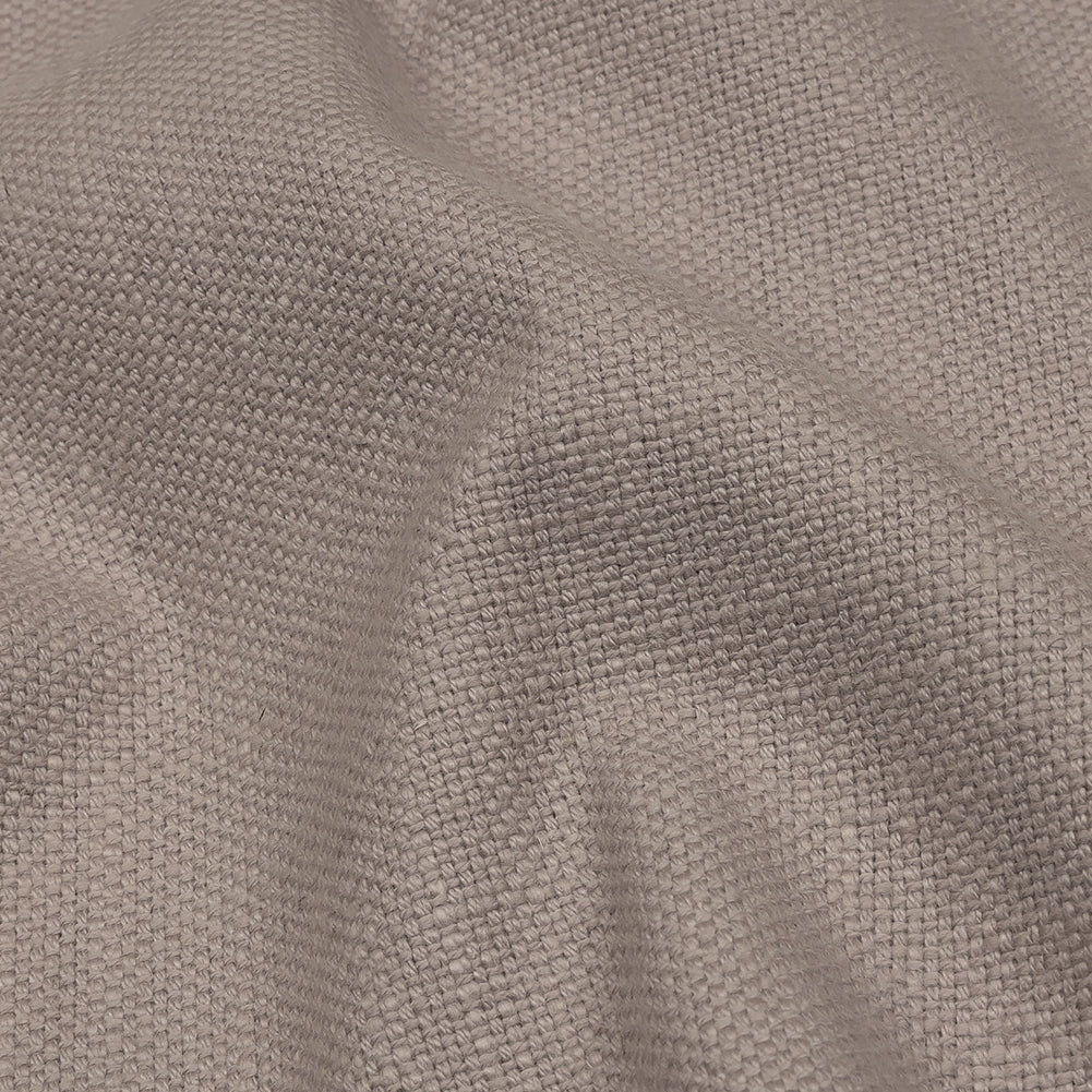 Heavyweight Linen Woven - Mauve - British Imported Detail