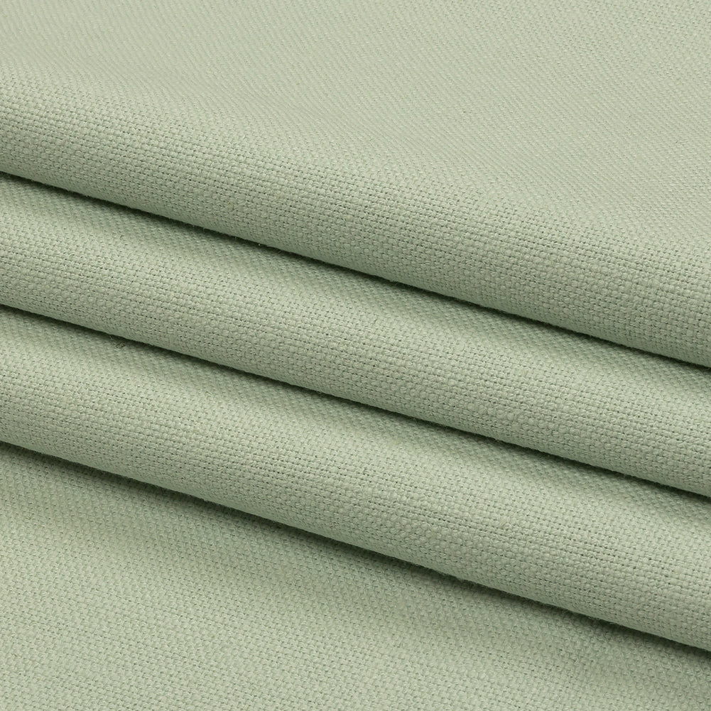 Heavyweight Linen Woven - Mineral - British Imported Folded
