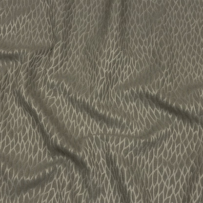 Recycled Polyester Drapery Jacquard - Slate Stepping Stones - British Imported