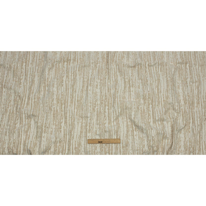 Recycled Polyester Drapery Jacquard - Champagne Striated - British Imported Full