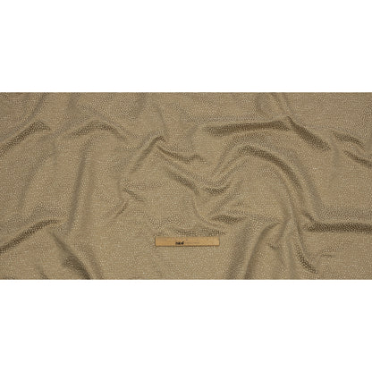 Recycled Polyester Drapery Jacquard - Caramel Spotted - British Imported Full