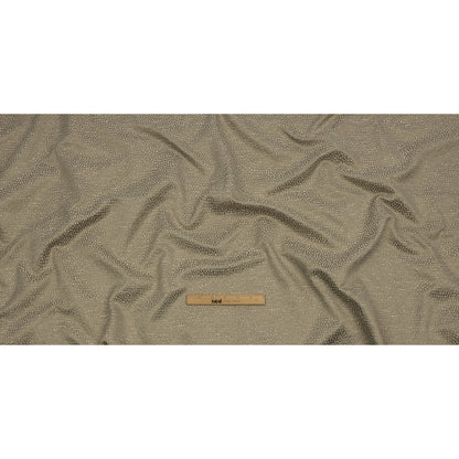 Recycled Polyester Drapery Jacquard - Latte Spotted - British Imported Full