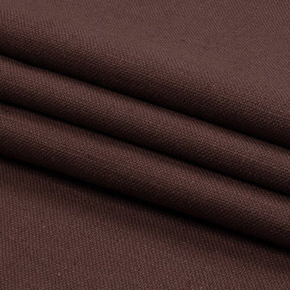 Heavyweight Linen Woven - Mulberry - British Imported Folded