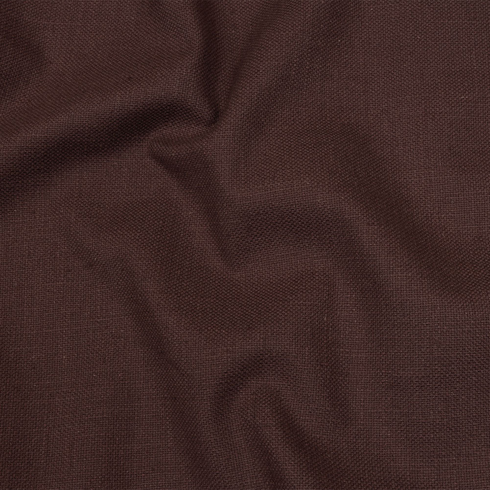 Heavyweight Linen Woven - Mulberry - British Imported