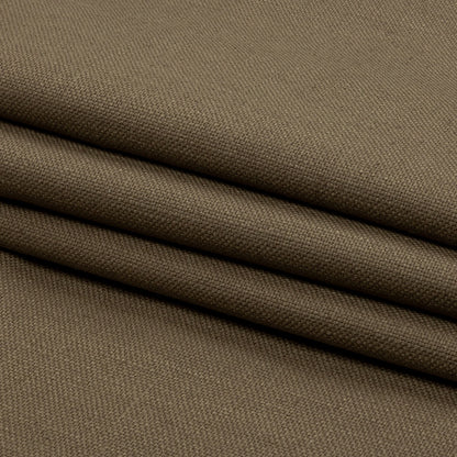 Heavyweight Linen Woven - Otter - British Imported Folded
