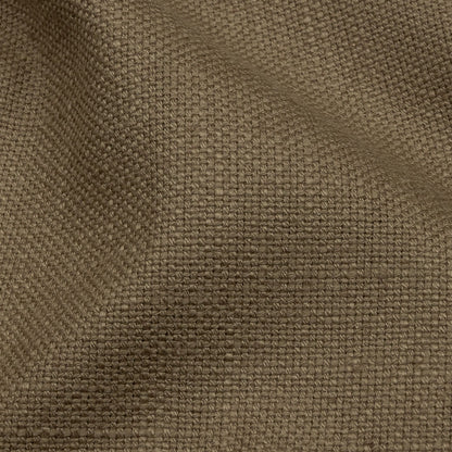 Heavyweight Linen Woven - Otter - British Imported Detail