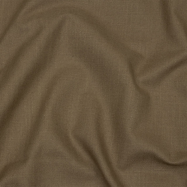 Heavyweight Linen Woven - Otter - British Imported