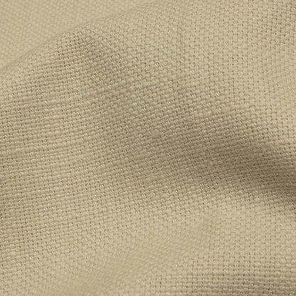 Heavyweight Linen Woven - Oyster - British Imported Detail