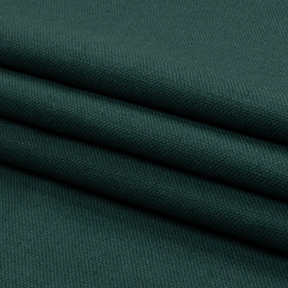 Heavyweight Linen Woven - Peacock - British Imported Folded