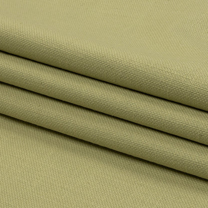 Heavyweight Linen Woven - Pistachio - British Imported Folded