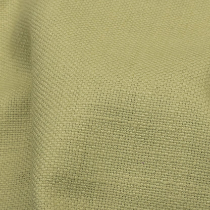 Heavyweight Linen Woven - Pistachio - British Imported Detail