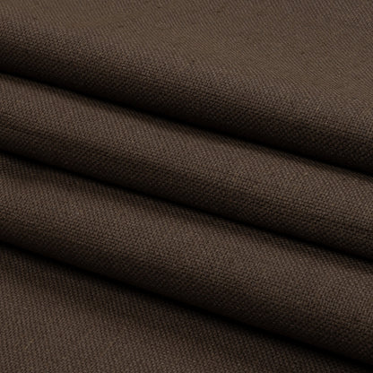Heavyweight Linen Woven - Praline - British Imported Folded