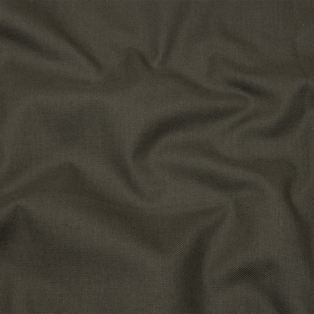 Heavyweight Linen Woven - Slate - British Imported