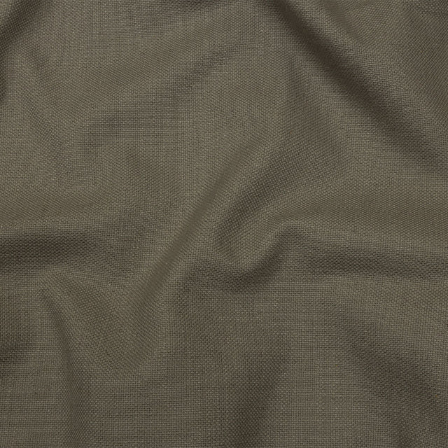 Heavyweight Linen Woven - Smoke - British Imported