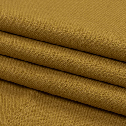 Heavyweight Linen Woven - Sunflower - British Imported Folded