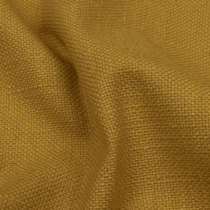 Heavyweight Linen Woven - Sunflower - British Imported Detail