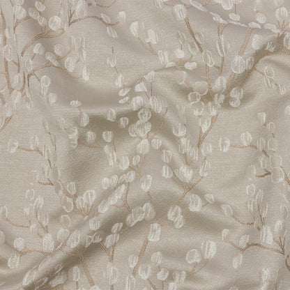 Drapery Jacquard - Sesame Prairie Willow - British Imported